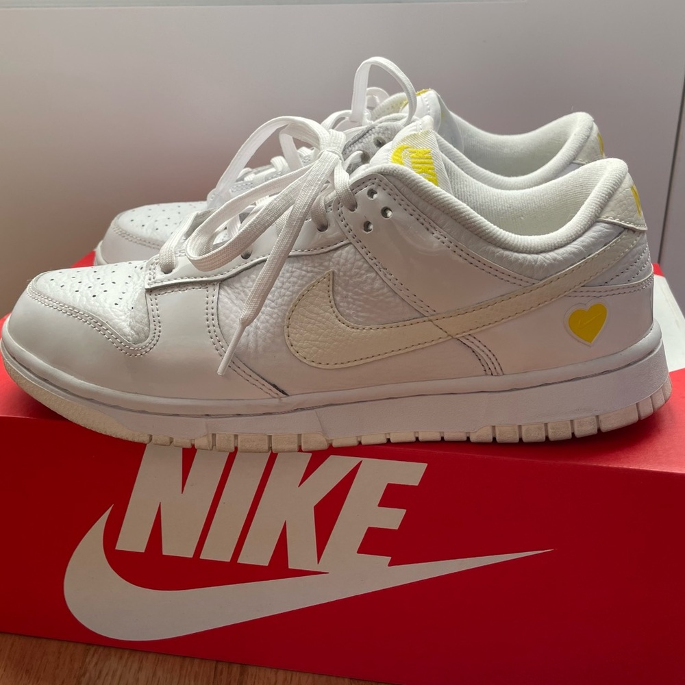 Nike dunks
“Valentine’s day” yellow heart